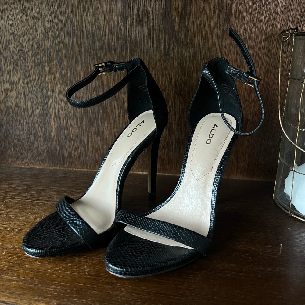 Aldo Snakeskin Heels